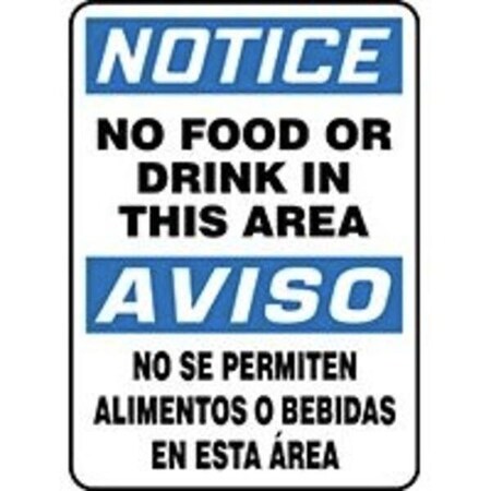 Accuform SPANISH BILINGUAL OSHA NOTICE SBMHSK838XL SBMHSK838XL